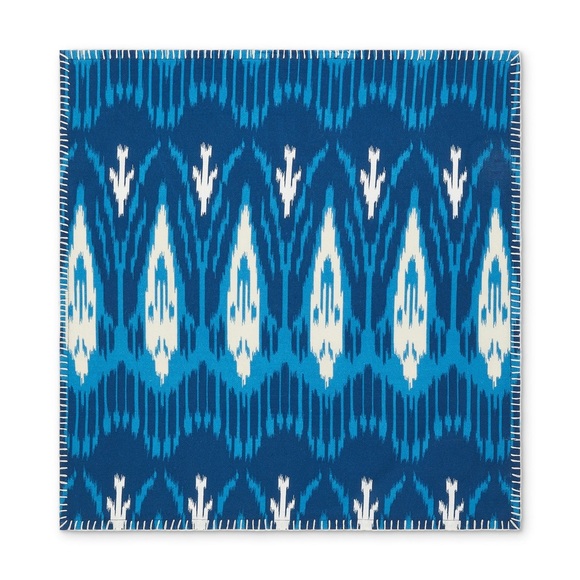 NWT 4 Figue Dylan Ikat Agean Napkins - Picture 4 of 11